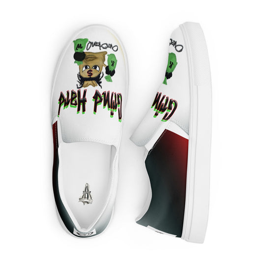 Men’s slip-on canvas shoes-GRIND HARD